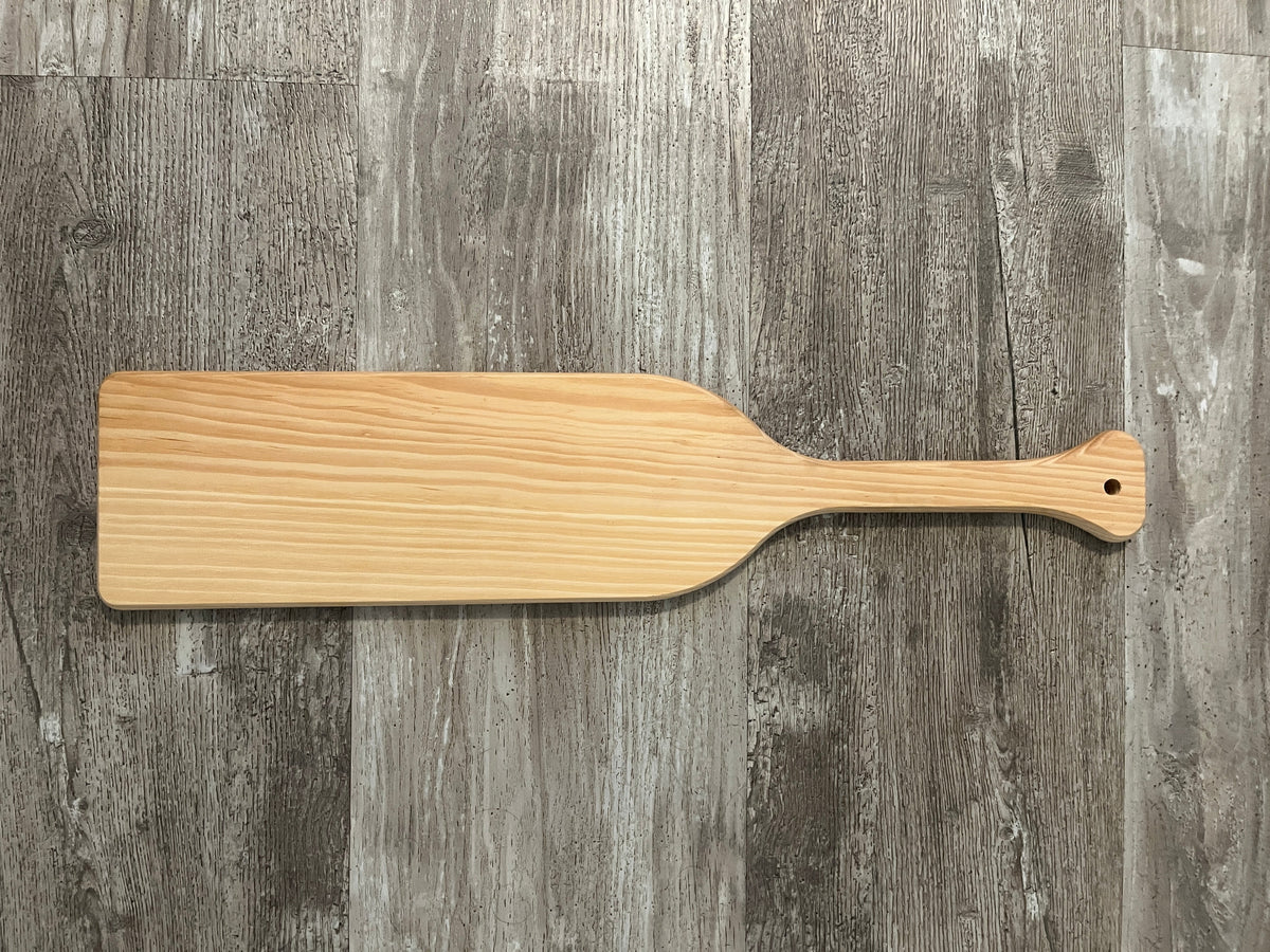 Bull Shoals Lake, Arkansas - Laser Engraved Pine Paddle